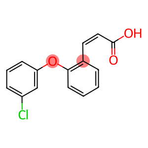 (Z)-3-[2-(3-CHLOROPHENOXY)PHENYL]-2-PROPENOIC ACID