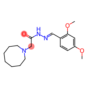 2-(1-azocanyl)-N'-(2,4-dimethoxybenzylidene)acetohydrazide
