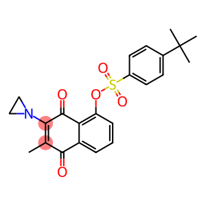 3-(1-Aziridinyl)-2-methyl-5-(4-tert-butylphenylsulfonyloxy)-1,4-naphthoquinone