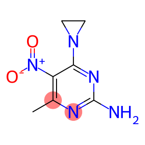 6-(1-Aziridinyl)-4-methyl-5-nitropyrimidin-2-amine