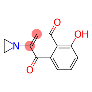 2-(1-Aziridinyl)-5-hydroxy-1,4-naphthoquinone