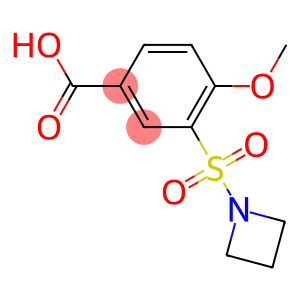 3-(azetidin-1-ylsulfonyl)-4-methoxybenzoic acid