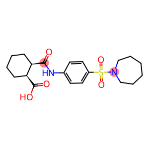 2-{[4-(azepan-1-ylsulfonyl)anilino]carbonyl}cyclohexanecarboxylic acid