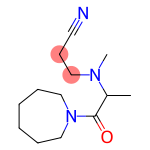 3-{[1-(azepan-1-yl)-1-oxopropan-2-yl](methyl)amino}propanenitrile