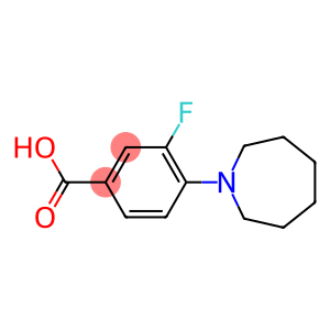 4-(azepan-1-yl)-3-fluorobenzoic acid