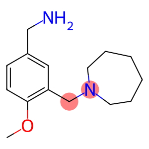 3-(1-AZEPANYLMETHYL)-4-METHOXYBENZYLAMINE