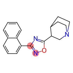 5-(1-Azabicyclo[2.2.2]octan-3-yl)-3-(1-naphthalenyl)-1,2,4-oxadiazole