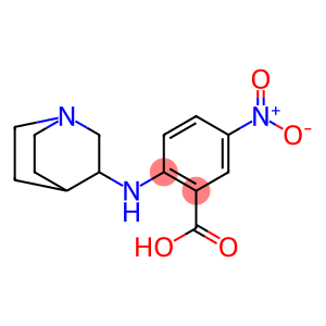 2-{1-azabicyclo[2.2.2]octan-3-ylamino}-5-nitrobenzoic acid