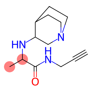 2-{1-azabicyclo[2.2.2]octan-3-ylamino}-N-(prop-2-yn-1-yl)propanamide