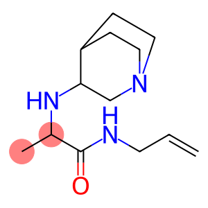 2-{1-azabicyclo[2.2.2]octan-3-ylamino}-N-(prop-2-en-1-yl)propanamide