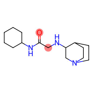 2-{1-azabicyclo[2.2.2]octan-3-ylamino}-N-cyclohexylacetamide