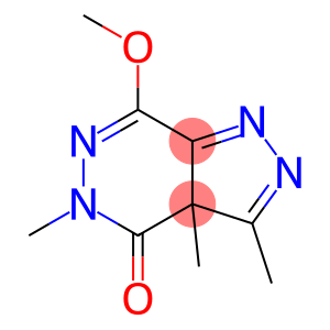 3,3a,5-Trimethyl-7-methoxy-3aH-pyrazolo[3,4-d]pyridazin-4(5H)-one