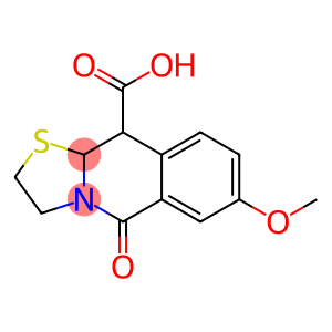 2,3,10,10a-Tetrahydro-7-methoxy-5-oxo-5H-thiazolo[3,2-b]isoquinoline-10-carboxylic acid
