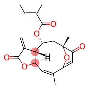 (3aR,4R,6R,10Z,11aR)-3a,5,6,11a-Tetrahydro-6,10-dimethyl-3-methylene-4-[(E)-2-methyl-2-butenoyloxy]-6,9-epoxycyclodeca[b]furan-2,7(3H,4H)-dione