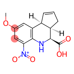 (3AR,4S,9BS)-8-METHOXY-6-NITRO-3A,4,5,9B-TETRAHYDRO-3H-CYCLOPENTA[C]QUINOLINE-4-CARBOXYLIC ACID