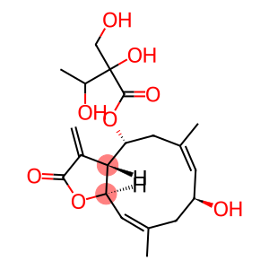 (3aR,4R,6E,8S,10E,11aR)-3a,4,5,8,9,11a-Hexahydro-4-[2,3-dihydroxy-2-(hydroxymethyl)butyryloxy]-6,10-dimethyl-3-methylene-8-hydroxycyclodeca[b]furan-2(3H)-one