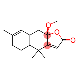 (9aS)-2,4,4a,5,6,8a,9,9a-Octahydro-4,4,7-trimethyl-9a-methoxynaphtho[2,3-b]furan-2-one