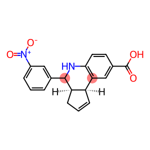 (3AR,9BS)-4-(3-NITROPHENYL)-3A,4,5,9B-TETRAHYDRO-3H-CYCLOPENTA[C]QUINOLINE-8-CARBOXYLIC ACID