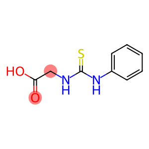 2-[(anilinocarbothioyl)amino]acetic acid