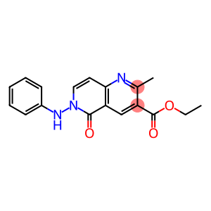 6-(Anilino)-2-methyl-5-oxo-5,6-dihydro-1,6-naphthyridine-3-carboxylic acid ethyl ester