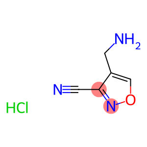 4-(aMinoMethyl)isoxazole-3-carbonitrile hydrochloride