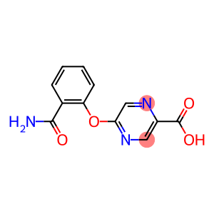 5-[2-(Aminocarbonyl)phenoxy]pyrazine-2-carboxylic acid