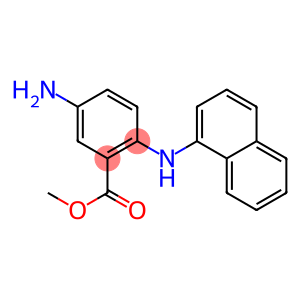 5-Amino-2-(1-naphtylamino)benzoic acid methyl ester