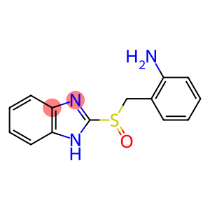 2-[[2-[Amino]benzyl]sulfinyl]-1H-benzimidazole