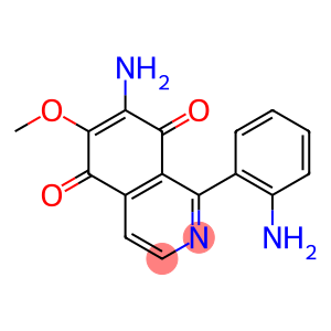 7-Amino-6-methoxy-1-(2-aminophenyl)isoquinoline-5,8-dione