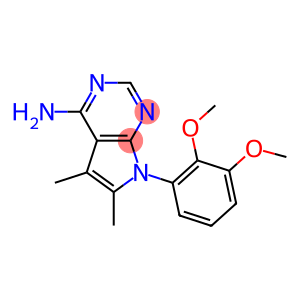 4-Amino-5,6-dimethyl-7-(2,3-dimethoxyphenyl)-7H-pyrrolo[2,3-d]pyrimidine
