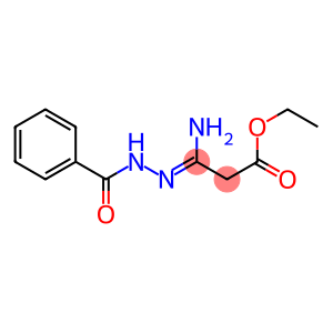 3-Amino-3-(2-benzoylhydrazono)propionic acid ethyl ester