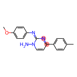 1-Amino-1,2-dihydro-4-(4-methylphenyl)-2-(4-methoxyphenylimino)pyrimidine