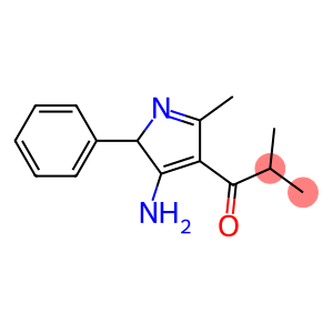 1-(4-Amino-2-methyl-5-phenyl-5H-pyrrol-3-yl)-2-methyl-1-propanone