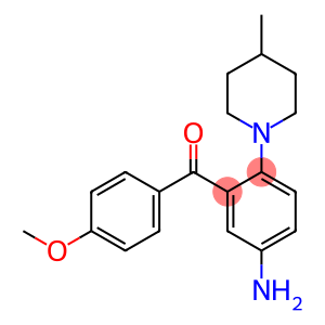 5-Amino-4'-methoxy-2-(4-methyl-1-piperidinyl)benzophenone