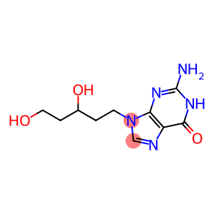 2-Amino-9-(3,5-dihydroxypentyl)-9H-purin-6(1H)-one