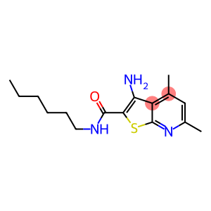 3-Amino-N-hexyl-4,6-dimethylthieno[2,3-b]pyridine-2-carboxamide