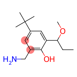 2-Aminomethyl-4-(tert-butyl)-6-(1-methoxypropyl)phenol