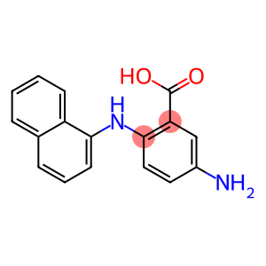 5-Amino-2-(1-naphtylamino)benzoic acid