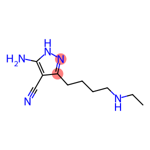 5-Amino-3-[4-(ethylamino)butyl]-1H-pyrazole-4-carbonitrile