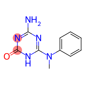 4-Amino-6-(N-phenylmethylamino)-1,3,5-triazin-2(1H)-one