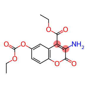 3-Amino-6-ethoxycarbonyloxy-2-oxo-2H-1-benzopyran-4-carboxylic acid ethyl ester