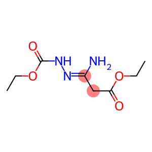3-Amino-3-[2-(ethoxycarbonyl)hydrazono]propionic acid ethyl ester