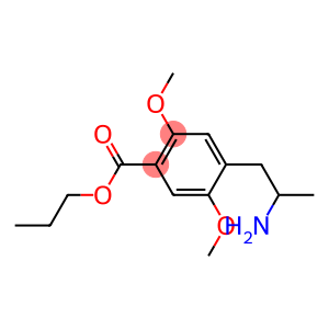 4-(2-Aminopropyl)-2,5-dimethoxybenzoic acid propyl ester