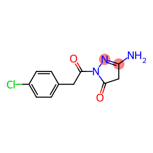 3-Amino-1-(4-chlorophenylacetyl)-1H-pyrazol-5(4H)-one