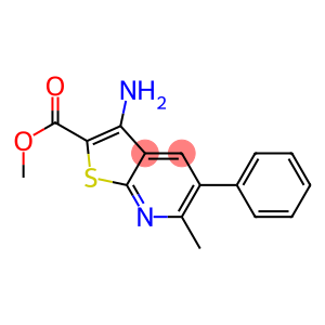 3-Amino-5-phenyl-6-methylthieno[2,3-b]pyridine-2-carboxylic acid methyl ester