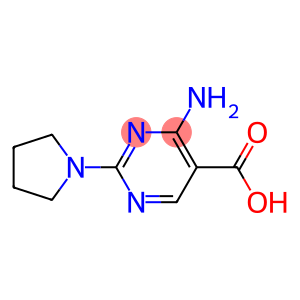 4-Amino-2-(1-pyrrolidinyl)pyrimidine-5-carboxylic acid