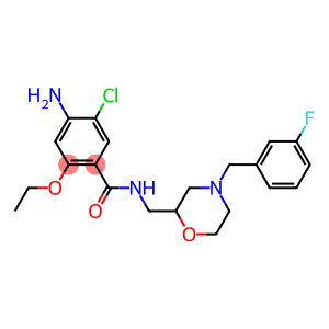 4-Amino-5-chloro-2-ethoxy-N-[[4-(3-fluorobenzyl)-2-morpholinyl]methyl]benzamide