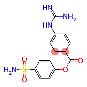 4-[(Aminoiminomethyl)amino]benzoic acid 4-(aminosulfonyl)phenyl ester