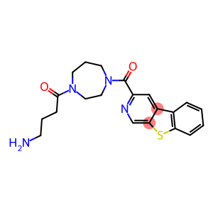 3-[4-(4-Aminobutyryl)-1,4-diazacycloheptan-1-ylcarbonyl][1]benzothieno[2,3-c]pyridine