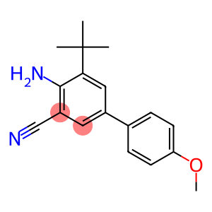 4-Amino-5-tert-butyl-4'-methoxybiphenyl-3-carbonitrile